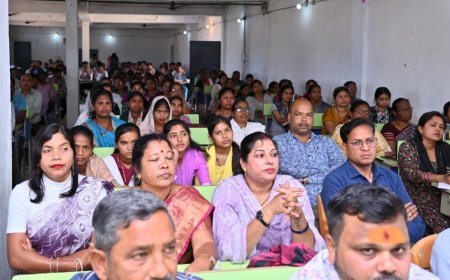 परीक्षा तनाव पर जिला स्तरीय कार्यशाला संपन्न