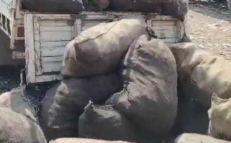 50 बोरी चोरी का कोयला और 13 मोटरसायकल ज़ब्त, थाना सूरजपुर पुलिस की बड़ी कार्यवाही