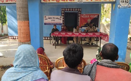 पण्डो समाज को मिली कानून की जानकारी,जयनगर पुलिस ने पण्डोनगर में लगाया थाना कैंप......