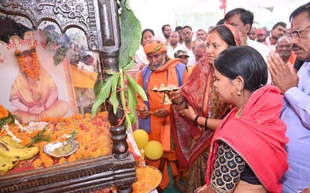 कांदुल में 83 जोड़े बंधे विवाह बंधन में, कैबिनेट मंत्री लक्ष्मी राजवाड़े और विधायक मोतीलाल साहू ने दिया आशीर्वाद