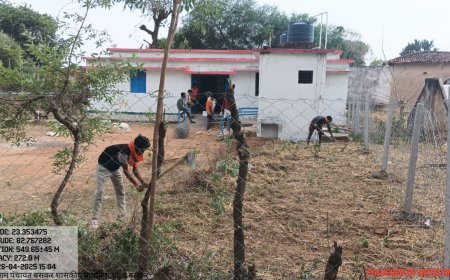 कैबिनेट मंत्री श्रीमती लक्ष्मी राजवाड़े की पहल रंग लाई, बसकर स्कूल परिसर से हटाया गया 10 माह पुराना अवैध कब्जा