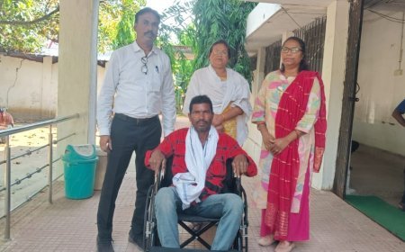 दिव्यांगता नहीं बनेगी अब बाधा, सुशासन तिहार बना सहारा व्हीलचेयर मिली तो बोले रेमशन – "अब मैं दूसरों पर बोझ नहीं, खुद अपने पैरों पर खड़ा हूं"