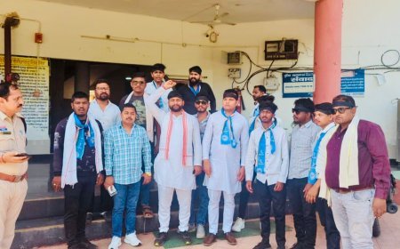 सूरजपुर में सीएम को काला झंडा दिखाने की कोशिश नाकाम: युवा कांग्रेस- एनएसयूआई कार्यकर्ताओं को पुलिस ने रास्ते में ही दबोचा