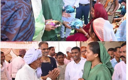 गांव-गांव चौपाल, दिल से संवाद: कैबिनेट मंत्री श्रीमती लक्ष्मी राजवाड़े ने योजनाओं की हकीकत परखी, समस्याएं सुनीं, मातृत्व को दिया सम्मान और जनसेवा की पेश की मिसाल