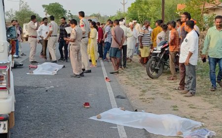 तेज रफ्तार बोलेरो ने बाइक को रौंदा: दो की मौत, एक गंभीर, चालक फरार