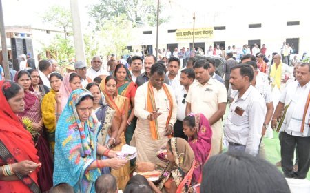 केदारपुर में समाधान शिविर, विधायक भूलन सिंह मरावी ने बांटे राशन-जॉब कार्ड, नशा मुक्ति की शपथ