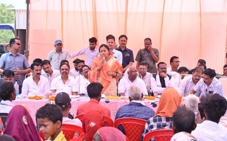 विकास का नया सवेरा: मग्घा नाला पुलिया का भूमिपूजन, कैबिनेट मंत्री श्रीमती लक्ष्मी राजवाड़े और सांसद चिंतामणि महराज ने खोला समृद्धि का द्वार