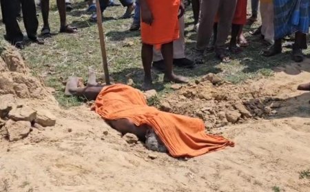 नमदगिरी में बुजुर्ग का शव मिलने से हड़कंप:पुलिस ने बताया स्वाभाविक मृत्यु, पोस्टमार्टम ने बदली कहानी