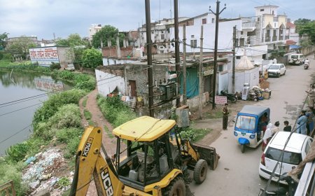 हाईकोर्ट के आदेश पर प्रशासन सख्त: तालाब की जमीन से अवैध कब्जा हटाने की तैयारी तेज, विरोध के बीच 30 मई तक मिली राहत