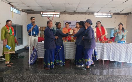 माहवारी स्वच्छता दिवस: अम्बिकापुर में रंगोली और जागरूकता से गूंजा स्वच्छता का संदेश
