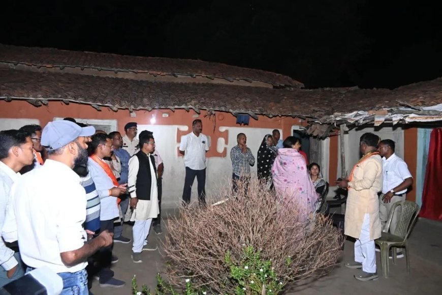 मंत्री श्रीमती लक्ष्मी राजवाड़े ने बांटा परिजनों का दर्द, जल्द दोषी आएंगे कानून की गिरफ्त में दिलाया सख्त सजा का भरोसा"