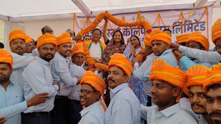 महामाया खदान ने बदली 86 परिवारों की तकदीर, कैबिनेट मंत्री ने सौंपे नियुक्ति पत्र,“रोजगार से ही घरों में आती है खुशहाली”—श्रीमती लक्ष्मी राजवाड़े कैबिनेट मंत्री