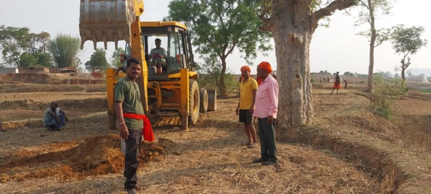 20 साल पुराना विवाद खत्म: रामपुर में सरपंच और ग्रामीणों की एकता से हुआ मुक्तिधाम का सीमांकन, विवादित ज़मीन अब शांति का प्रतीक बनी