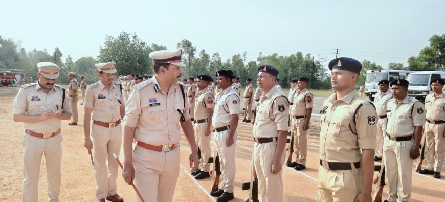 पुलिस लाइन में जनरल परेड का आयोजन,होमगार्ड-फायर फाइटर्स ने दिखाया रेस्क्यू का दमखम