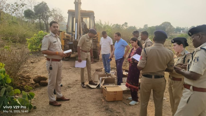 75 प्रकरणों में 2131 लीटर जप्त शराब का नष्टीकरण, सरगुजा पुलिस की बड़ी कार्रवाई