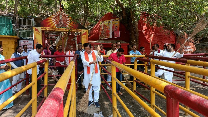कुदरगढ़ में रानी अहिल्याबाई होल्कर की 300वीं जयंती पर स्वच्छता अभियान, भाजपा नेताओं ने की सहभागिता