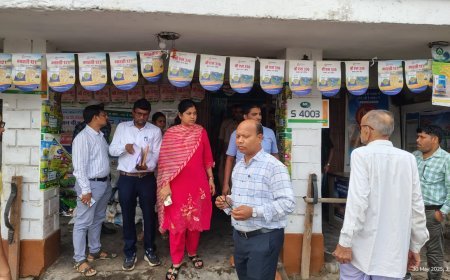 नकली खाद का  खुलासा: जयनगर में कारोबारी के गोदामों पर छापा, मार्बल चूरे से बनाया जा रहा था पोटाश और सुपर फास्फेट से डीएपी