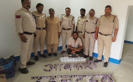आबकारी उड़नदस्ता की बड़ी कार्रवाई, करीब 1.5 लाख की नशीली इंजेक्शन के साथ एक गिरफ्तार