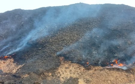 आमगांव खदान में कोल स्टॉक की आग बेकाबू, एसईसीएल प्रबंधन की लापरवाही से पर्यावरण-स्वास्थ्य पर संकट