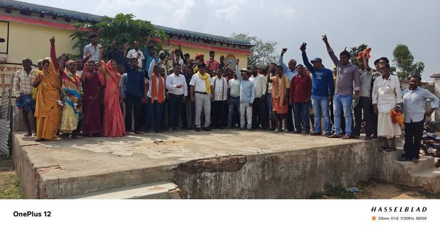 प्रकाश इंडस्ट्रीज के खिलाफ ग्रामीणों का आक्रोश : तीन ग्राम सभाओं में कोल खदान की मनमानी पर जबरदस्त विरोध