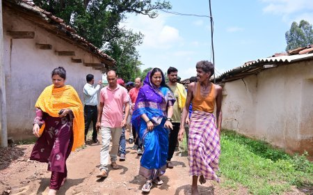 हाथी प्रभावित गांवों में मंत्री श्रीमती लक्ष्मी राजवाड़े की संवेदनशील पहल: पीड़ितों को शीघ्र मुआवजा, बढ़ाई जाएगी रात्रिकालीन गश्त