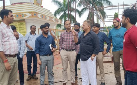 मैनपाट में तीन दिवसीय प्रशिक्षण शिविर की तैयारियां जोरों पर: कलेक्टर ने लिया व्यवस्थाओं का जायजा