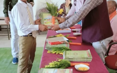 भटगांव में शाला प्रवेश उत्सव का भव्य आयोजन, मंडल अध्यक्ष ने छात्रों को दी शुभकामनाएं