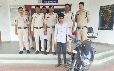 गांजा तस्करी पर भटगांव पुलिस की बड़ी कार्रवाई: 2 लाख का गांजा जब्त, एक गिरफ्तार