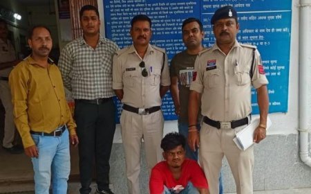 चोरी के आरोपी को गांधीनगर पुलिस ने दबोचा, नकदी व किराना सामान बरामद