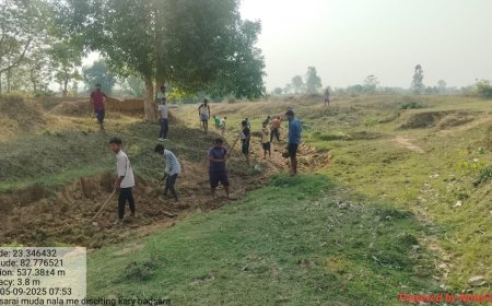 नाला साफ हुआ बारिश से, राशि डकार गए प्रभावशाली, मनरेगा में भ्रष्टाचार की गारंटी