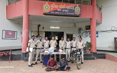 शिव मंदिर चोरी का खुलासा, दो आरोपी गिरफ्तार, चोरी का सामान बरामद