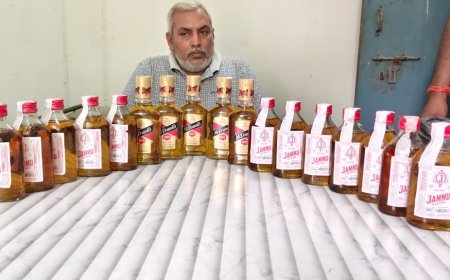 अवैध शराब के खिलाफ पुलिस की बड़ी कार्रवाई, एक गिरफ्तार