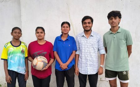 नेटबॉल सितारों ने फहराया परचम: आयुष्मान, शबनम और माही छत्तीसगढ़ टीम में चयनित
