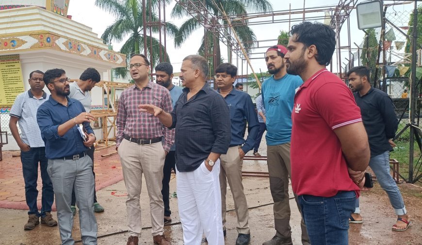 मैनपाट में तीन दिवसीय प्रशिक्षण शिविर की तैयारियां जोरों पर: कलेक्टर ने लिया व्यवस्थाओं का जायजा