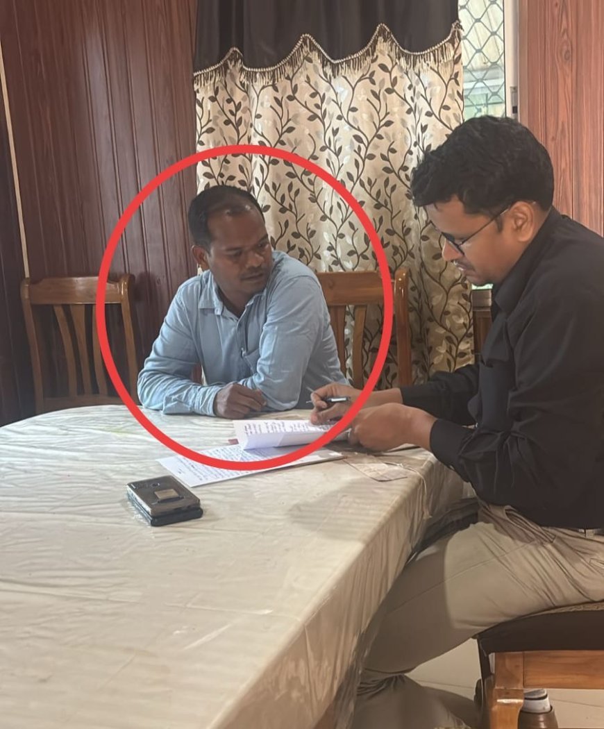 भ्रष्टाचार पर प्रहार, 15 हजार की रिश्वत लेते पटवारी रंगे हाथों गिरफ्तार