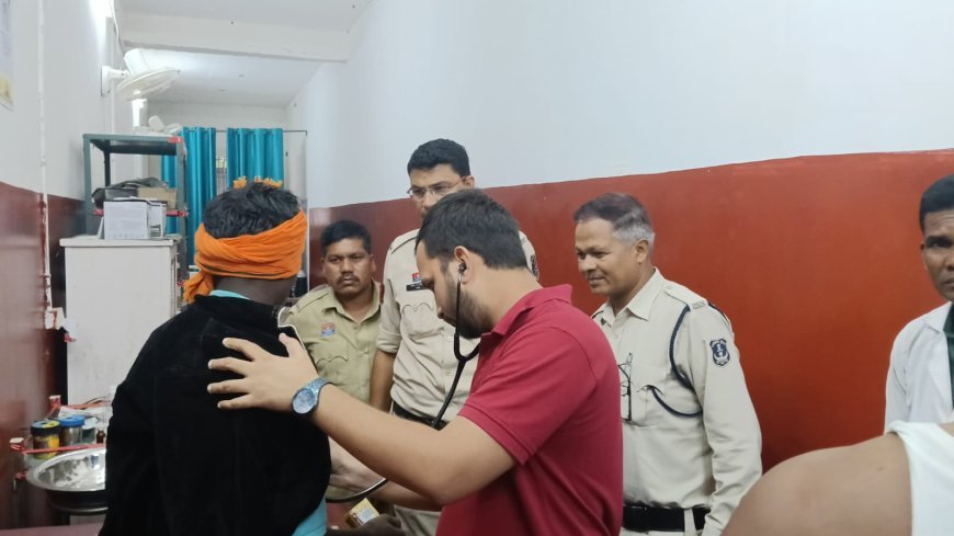 नदी के तेज बहाव में बह रहे युवक को प्रतापपुर पुलिस ने बचाया, ग्रामीणों ने की सराहना