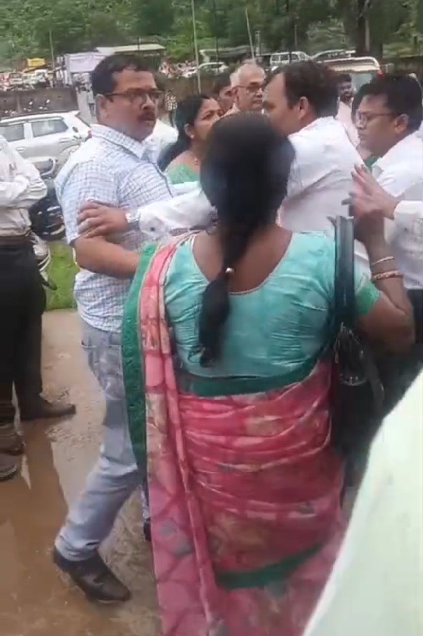 शाला प्रवेशोत्सव में गाली-गलौज का वीडियो वायरल, बीपीओ पर शिक्षकों का गुस्सा