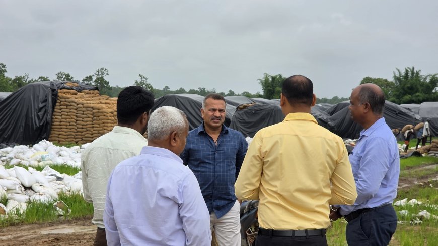 धान उठाव में सुस्ती पर कलेक्टर का सख्त एक्शन, घंघरी-सूर केंद्रों पर औचक छापा,बारिश की अड़चनों को दूर कर रास्ते सुगम करने के निर्देश, समय-सीमा में करें कार्य पूर्ण