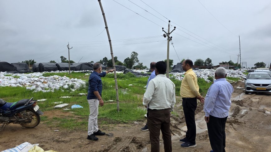 धान उठाव में सुस्ती पर कलेक्टर का सख्त एक्शन, घंघरी-सूर केंद्रों पर औचक छापा,बारिश की अड़चनों को दूर कर रास्ते सुगम करने के निर्देश, समय-सीमा में करें कार्य पूर्ण