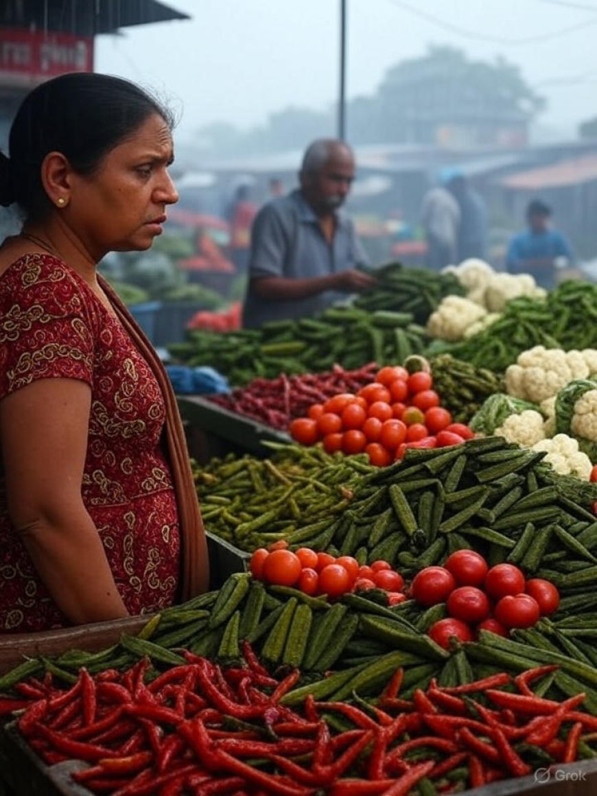 सब्जियों के दाम आसमान पर, मिर्ची-टमाटर ने बिगाड़ा रसोई का बजट