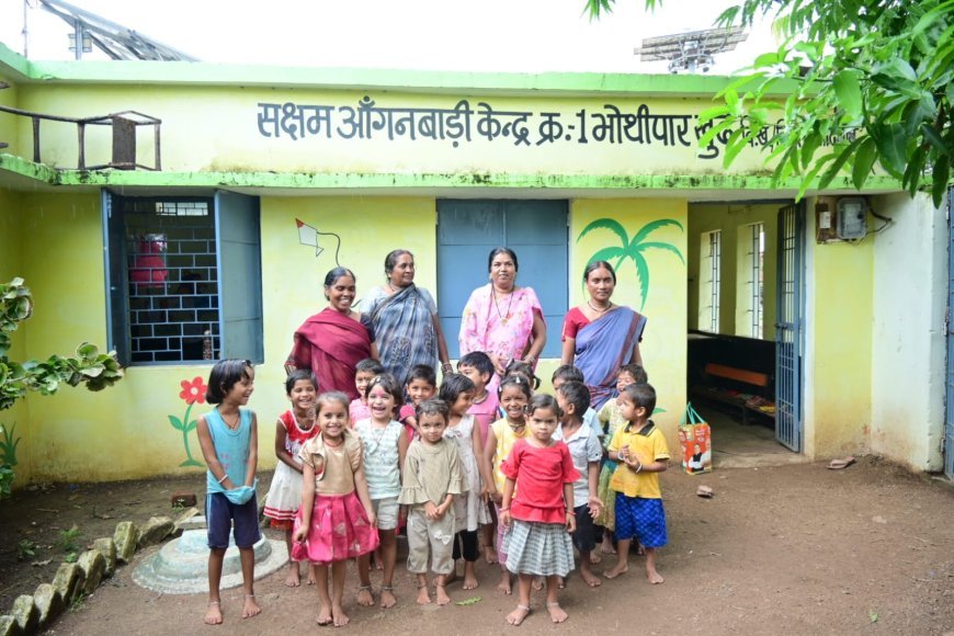 आंगनबाड़ी में खिल उठा बचपन, प्ले स्कूल सरीखा संवर रहा भविष्य, मंत्री श्रीमती लक्ष्मी राजवाड़े की प्रेरणा से सक्षम आंगनबाड़ी केंद्र बना रहे शिक्षा और पोषण की नई मिसाल