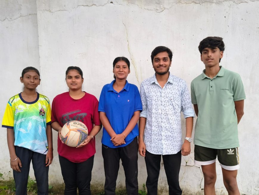 नेटबॉल सितारों ने फहराया परचम: आयुष्मान, शबनम और माही छत्तीसगढ़ टीम में चयनित