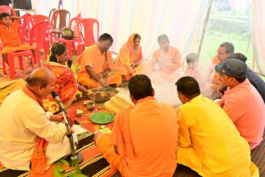 भगवान भोलेनाथ की भक्ति में डूबा पटना, प्रेमनगर विधायक भूलन सिंह ने किया रुद्राभिषेक
