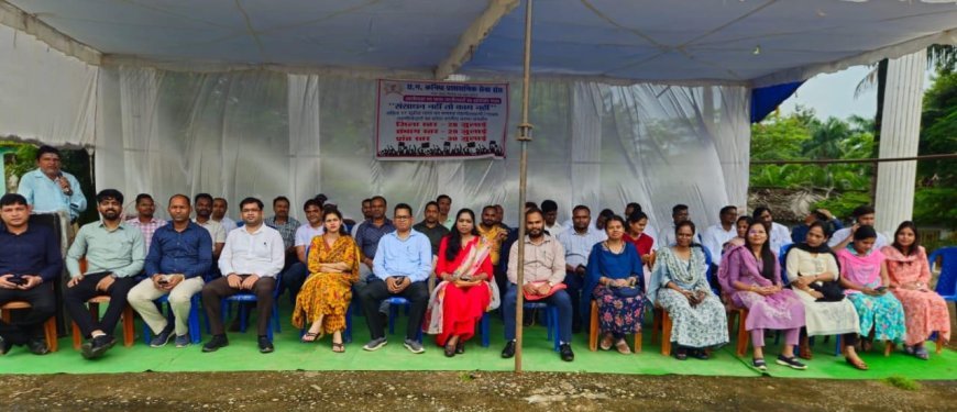 तहसीलदार-नायब तहसीलदारों की हड़ताल,17 सूत्रीय मांगों को लेकर संभागीय धरना, राजस्व कार्य ठप