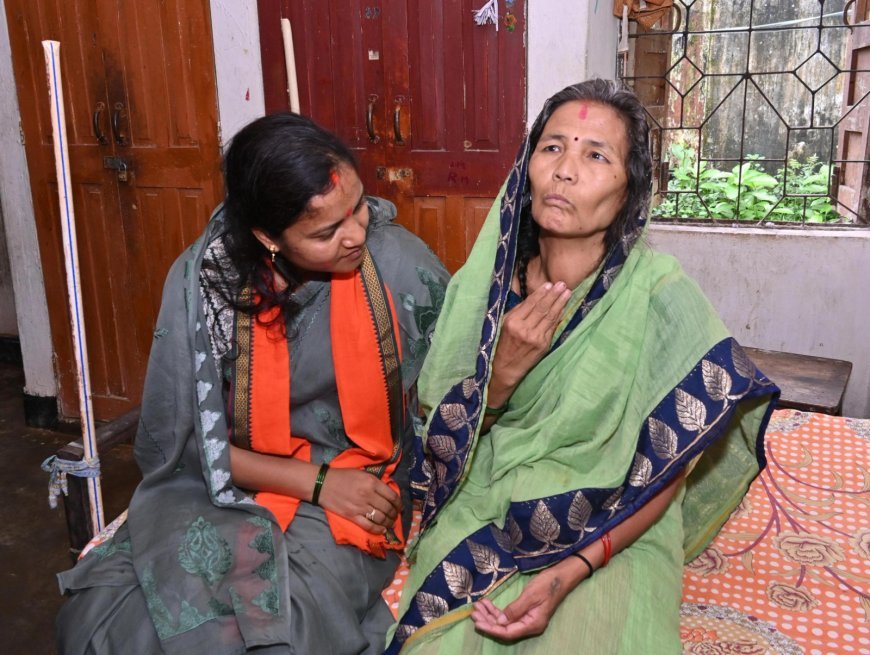 मंत्री श्रीमती लक्ष्मी राजवाड़े का दंतेवाड़ा दौरा: वृद्धा आश्रम और नशा मुक्ति केंद्र में लिया सुविधाओं का जायजा