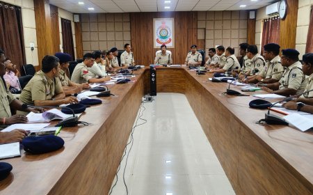 डीआईजी-एसएसपी ने ली क्राइम मीटिंग, लंबित मामलों में तेजी और अपराधियों पर नकेल कसने के कड़े निर्देश