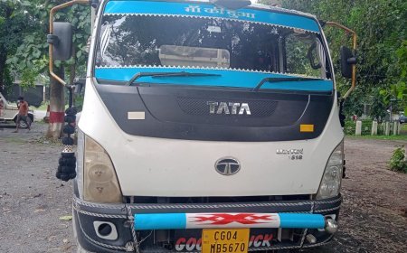 लालमाटी रायगढ़ रोड पर पुलिस की बड़ी कार्रवाई, ईमारती लकड़ी से भरे दो ट्रक जब्त
