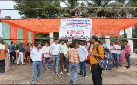 तहसीलदार-नायब तहसीलदारों का अनिश्चितकालीन धरना: 17 सूत्रीय मांगों को लेकर सरकार के खिलाफ खोला मोर्चा