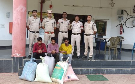 धान चोरी का खुलासा: तीन आरोपी जेल में, दो फरार, पुलिस की ताबड़तोड़ कार्रवाई