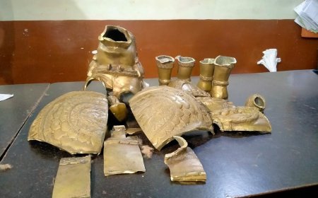 सरगुजा पैलेस चोरी कांड का खुलासा, चार आरोपी गिरफ्तार, नशीले इंजेक्शन के लिए काटी मूर्ति